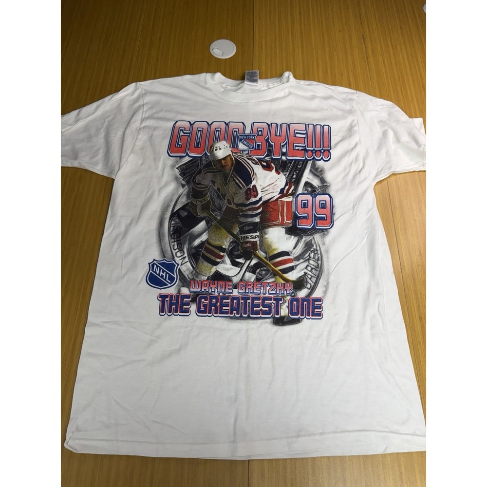 Vintage 1999 Wayne Gretzky Retirement T Shirt NHL Rangers Graphic XL New York